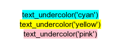 text_undercolor example